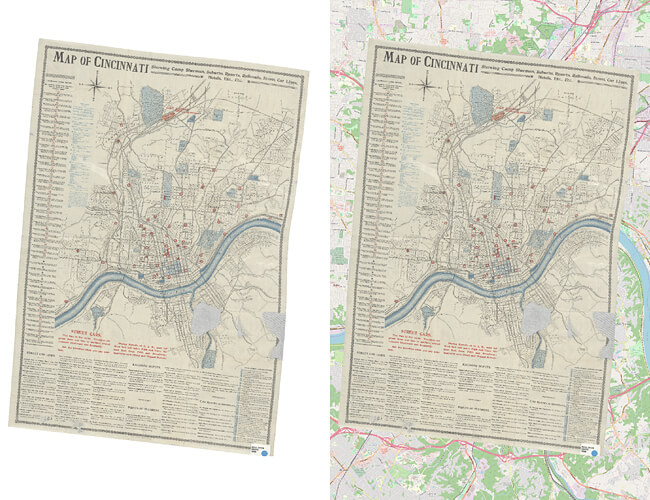 georeferencing final output