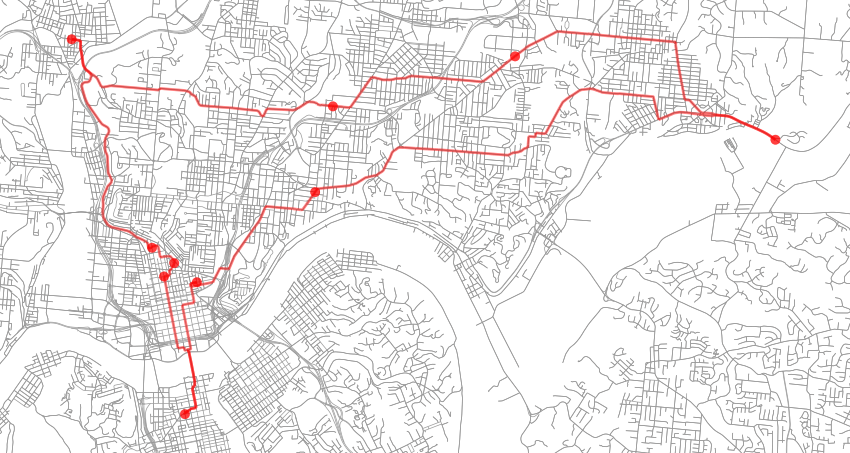 traveling salesman problem - Cincinnati breweries - final