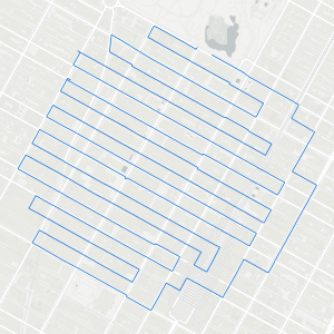 long tiny loop by Daniel Aminzade in Manhattan, NY