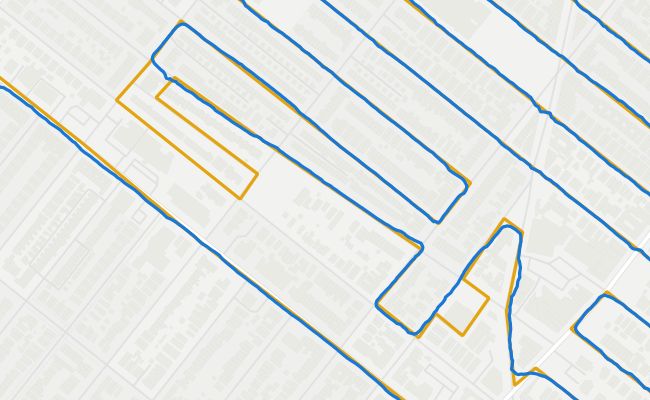 my long tiny loop with blocked road