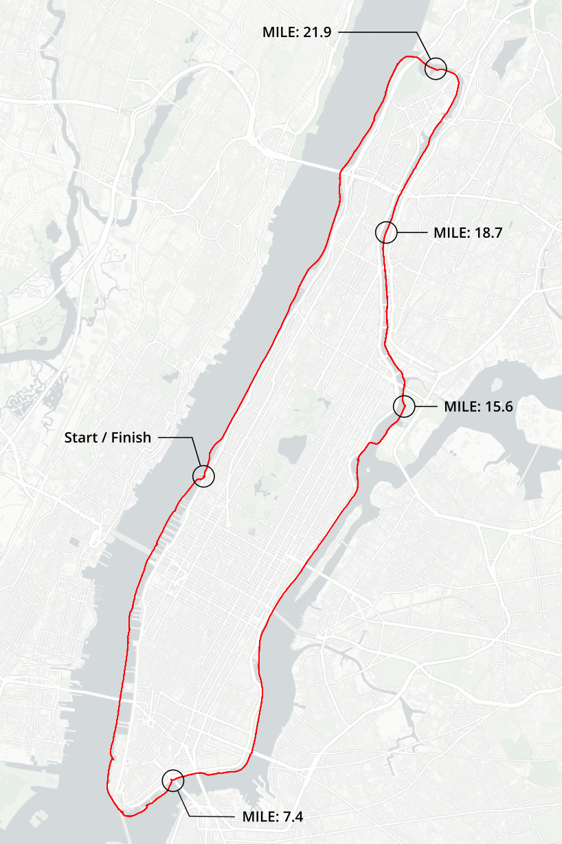 circumnavigation map