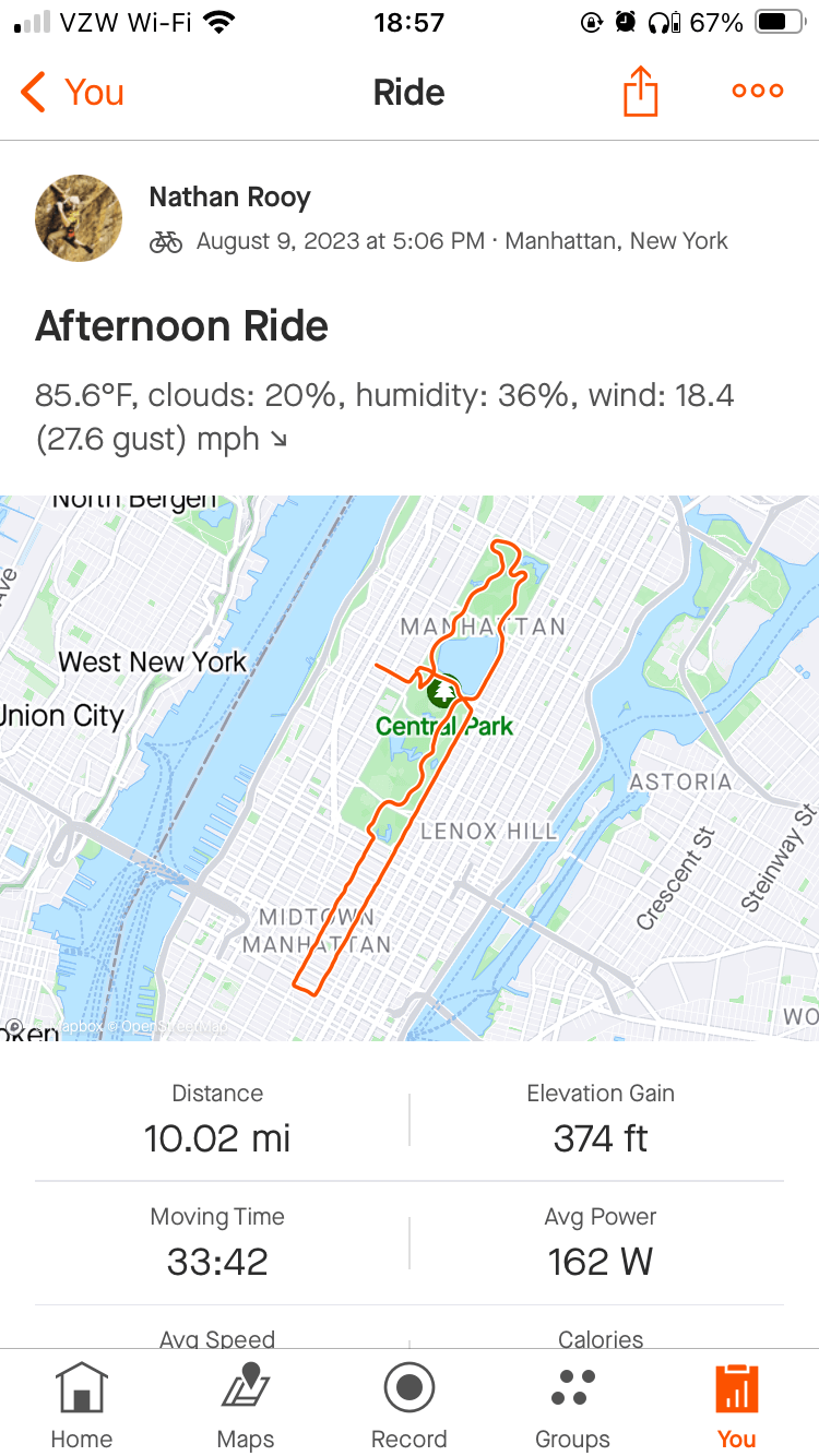 example weather stamp from windspeed.app